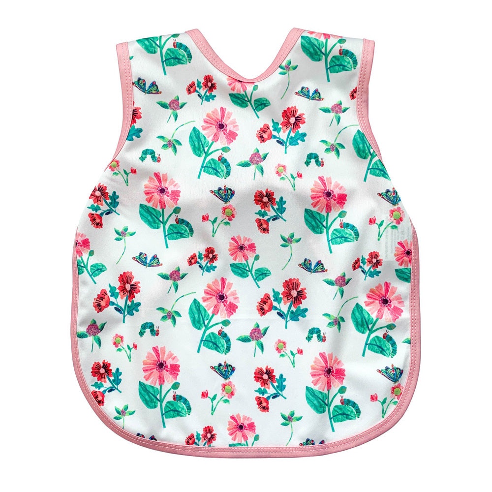 BapronBaby Bib x Eric Carle - Pink Floral Caterpillar