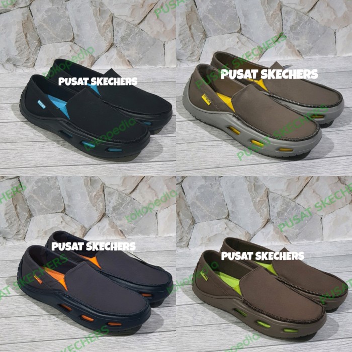 CROCS /SEPATU CROCS PRIA/SEPATU CROCS TIDELINE SPORT ORIGINAL - Hitam, 40 Y5R ORIGINAL