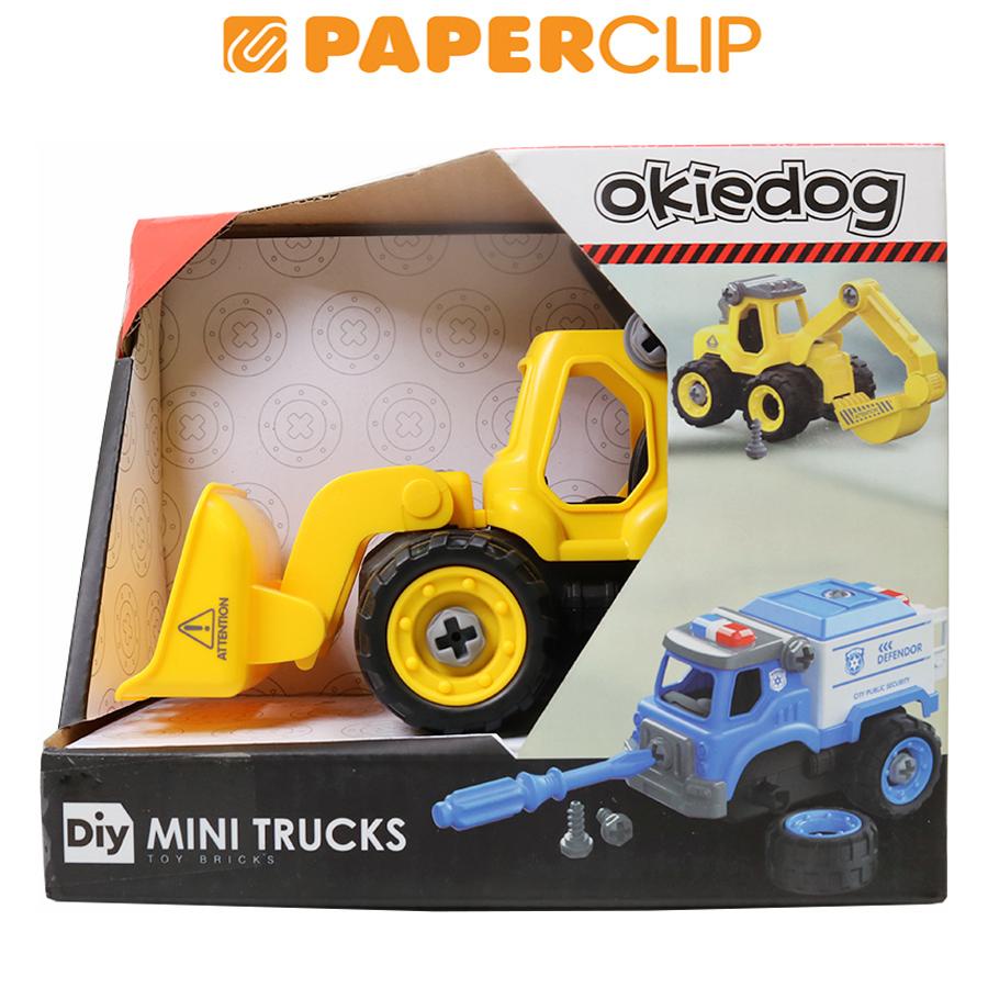 MAINAN ANAK OKIEDOG MINI TRUCK DIY - BULLDOZER