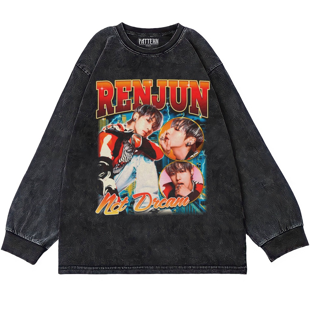 Patternmerch "renjun nct dream boy kpop" Oversize T-Shirt | Longsleeve Oversized | washing tee | Kao