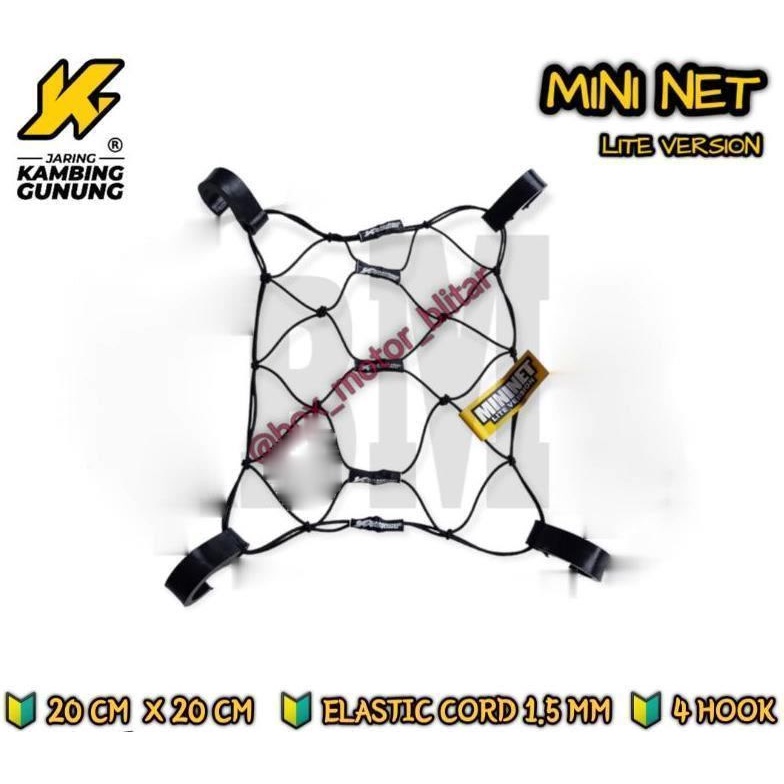 ready stok Jaring Kambing Gunung Mininet Lite Mini Net Mark II 2 Original Jas Hujan Helm Tas Motor i