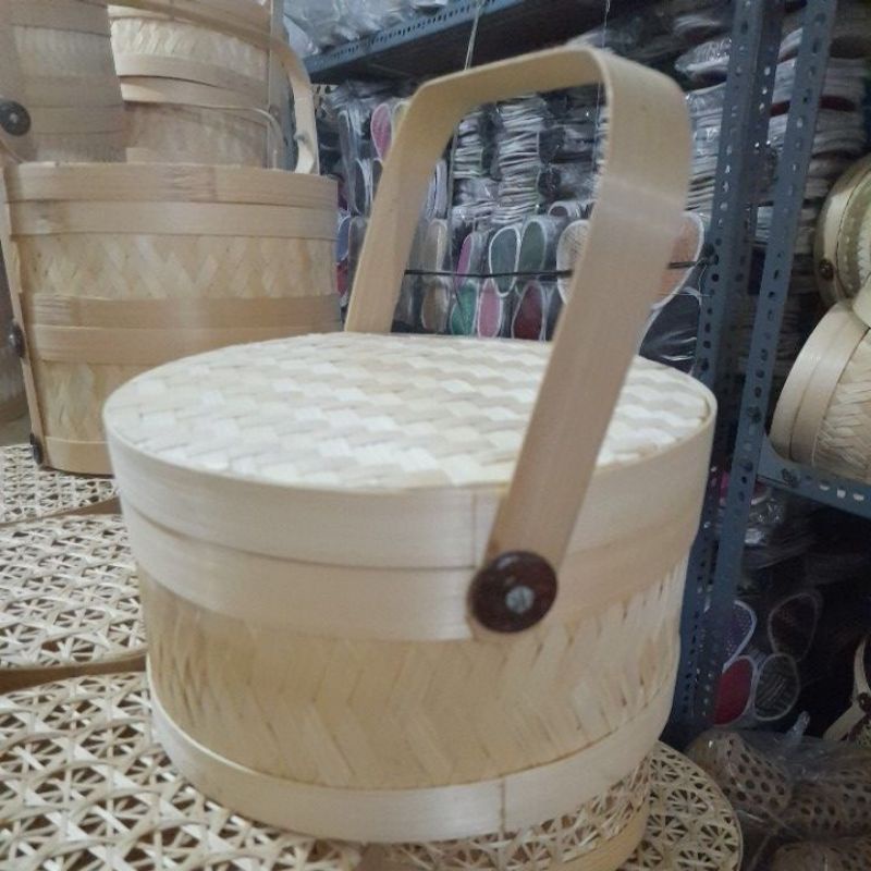 

hampers rantang bambu diameter 22cm tinggi 12cm satuan