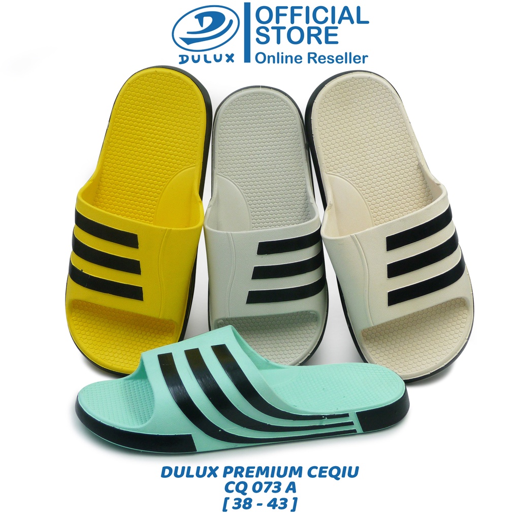 DULUX OFFICIAL - SANDAL SLOP PRIA DEWASA MODEL CASUAL 073-A UKURAN 38 - 43 [CQ 073 A]