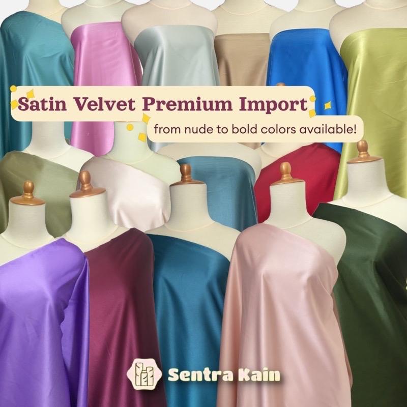 Kain Satin Velvet Premium Import