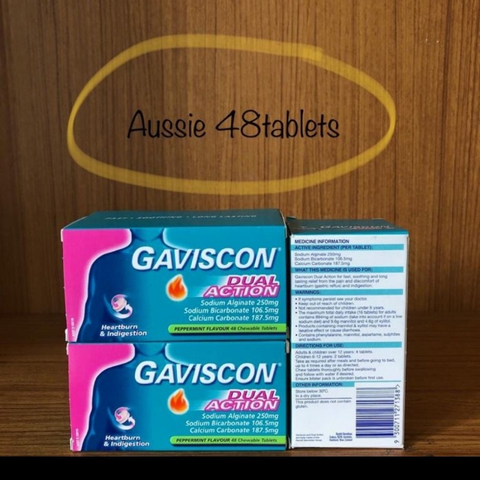 Dual Action Gaviscom tablet
