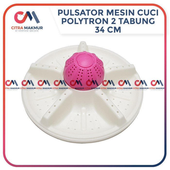 Pulsator Mesin Cuci Polytron 10z 2 tabung 10 14 kg diameter 34 cm -FN10