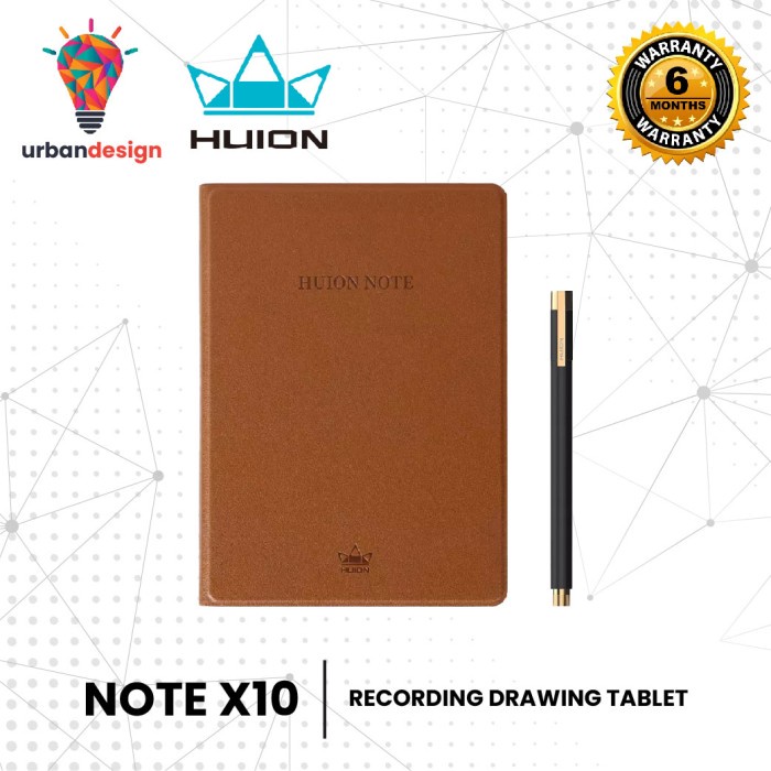 HUION Note X10 Drawing Tablet Recording Multifungsi Digital Smart