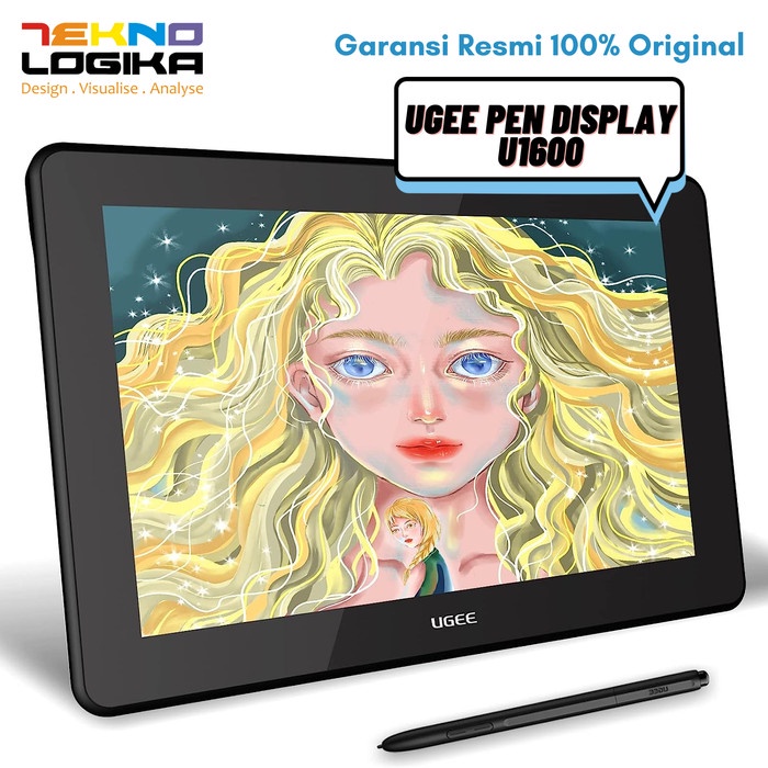 UGEE Pen Display U1600 Drawing Pen Tablet