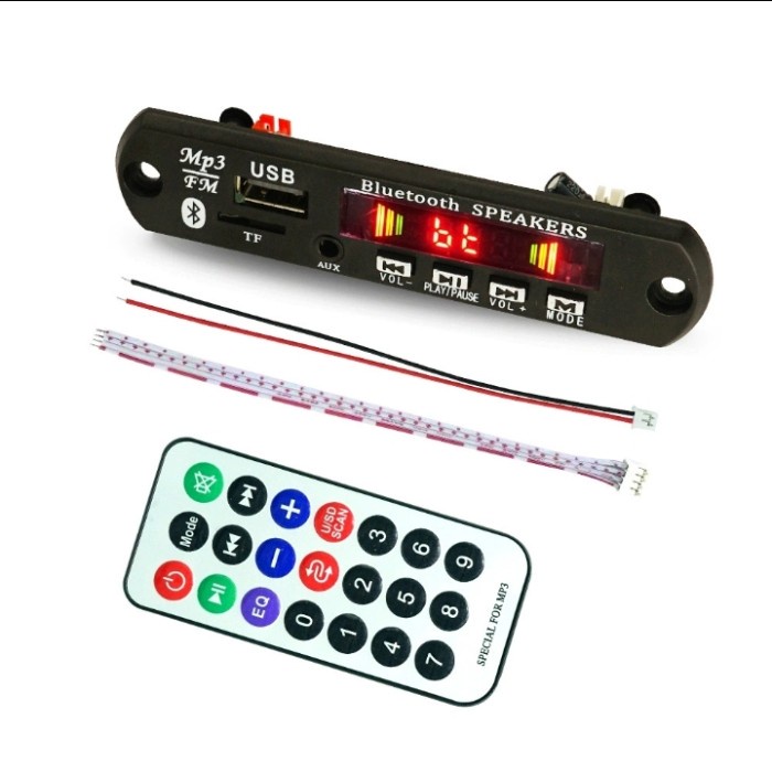 BLUETOOTH SPEAKER FM MP3 12V WMA Board modul kit Audio amplifier