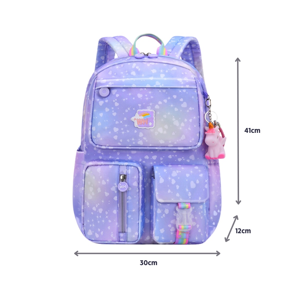 MMS - Tas Ransel COLORFUL Backpack Sekolah Anak Perempuan