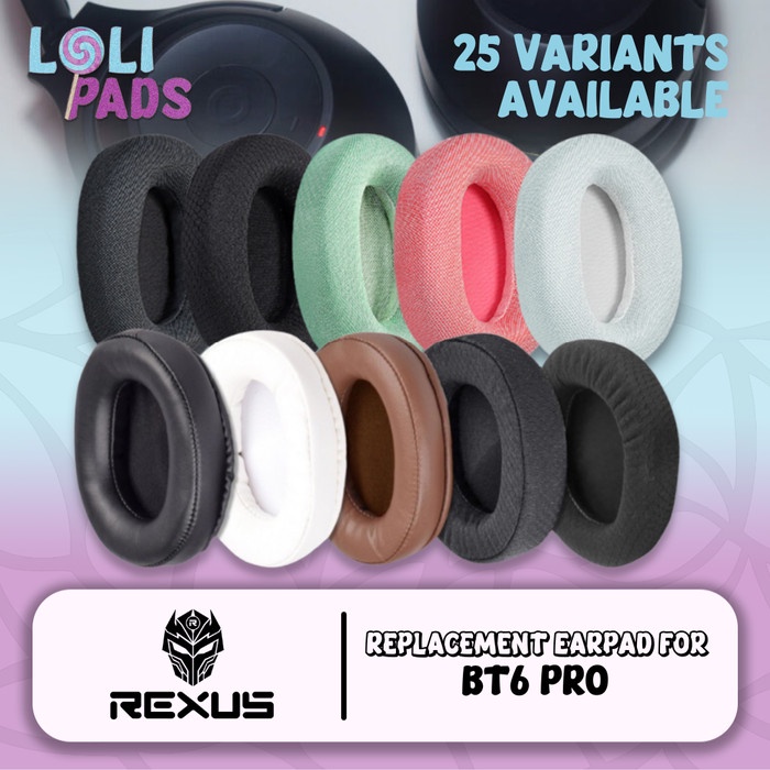 Busa Earpad Ear Cushion Rexus BT6 Pro BT 6 BT-6 Busa Bantalan Earcup Pad