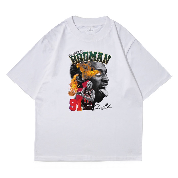 T-shirt Oversize Kobe Bryant Dennis Rodman Kaos Basket Basket NBA Kaos Vintage