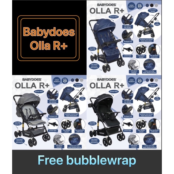 stroller babydoes olla R+ , kereta bayi babydoes olla R+