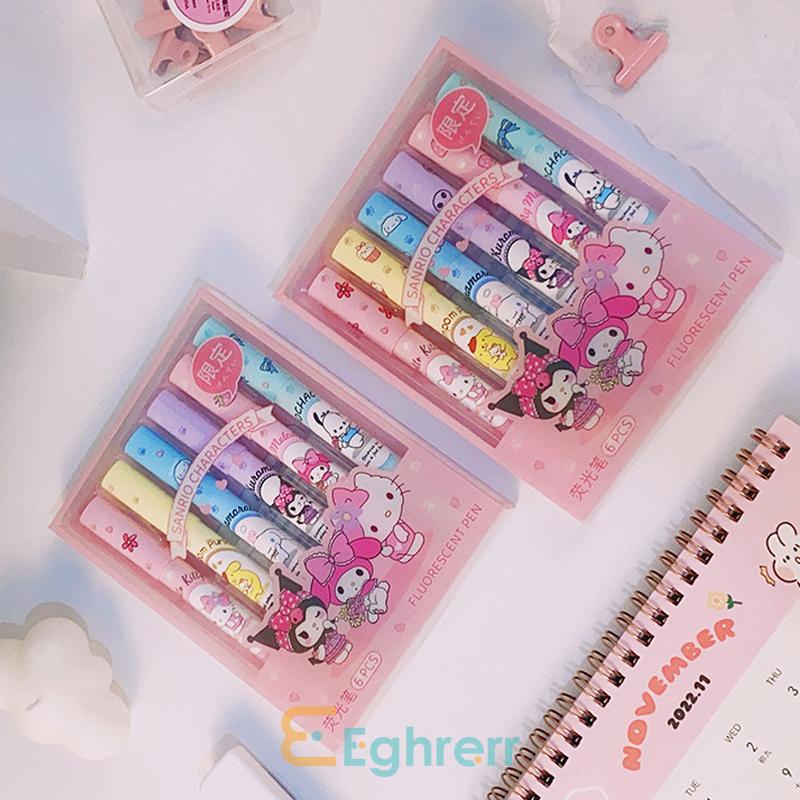 

✨EG-Stabilo Pastel Sanrio Stabilo Lucu Alat Tulis Spidol Kartun Lucu Pelindung Mata-Eghrerr