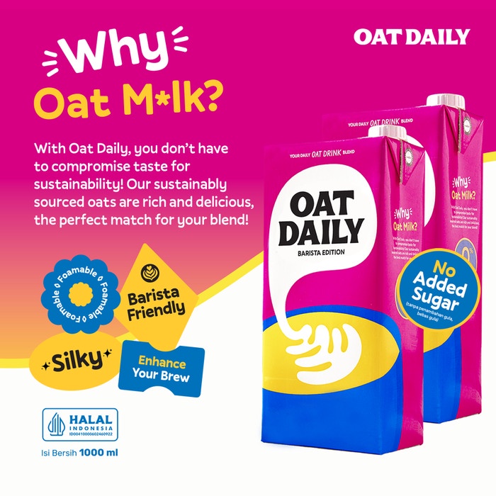 

OAT DAILY Barista Edition 1L @2 Liter Oat Milk