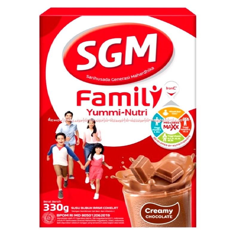 

SGM Family 330gr Yummi Nutri Creamy Chocolate Susu Bubuk Untuk Keluarga Rasa Cokelat Coklat Famili S G M