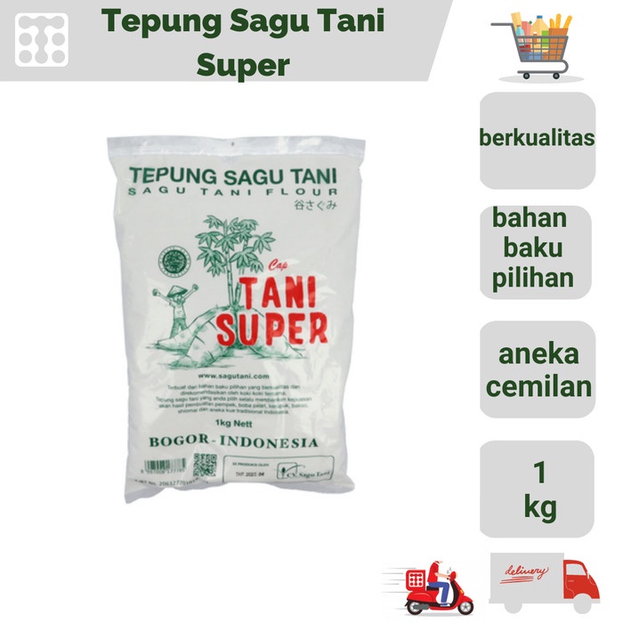 

BEST SELLER TEPUNG SAGU TANI SUPER 1 KG