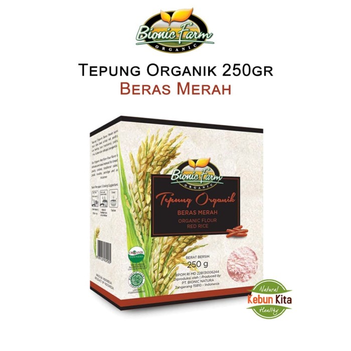 

BEST SELLER Tepung Beras Merah Organik 250gr ( Organic Flour )