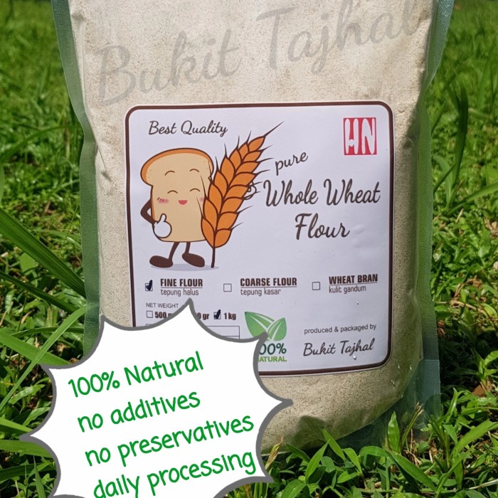 

BEST SELLER Tepung Gandum Halus 1 kg // Whole Wheat Flour 1 kg