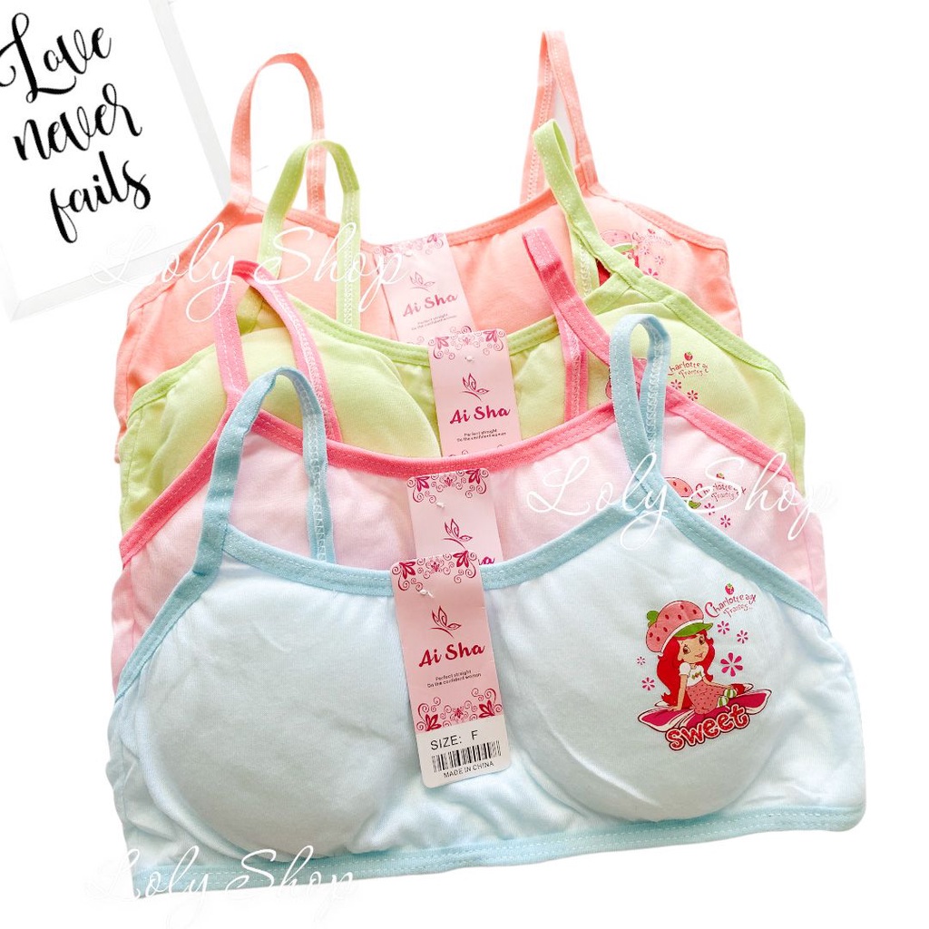 Bra Remaja Busa Tipis Tanpa Kawat Aisha 2023 / Miniset Remaja Busa MURAH