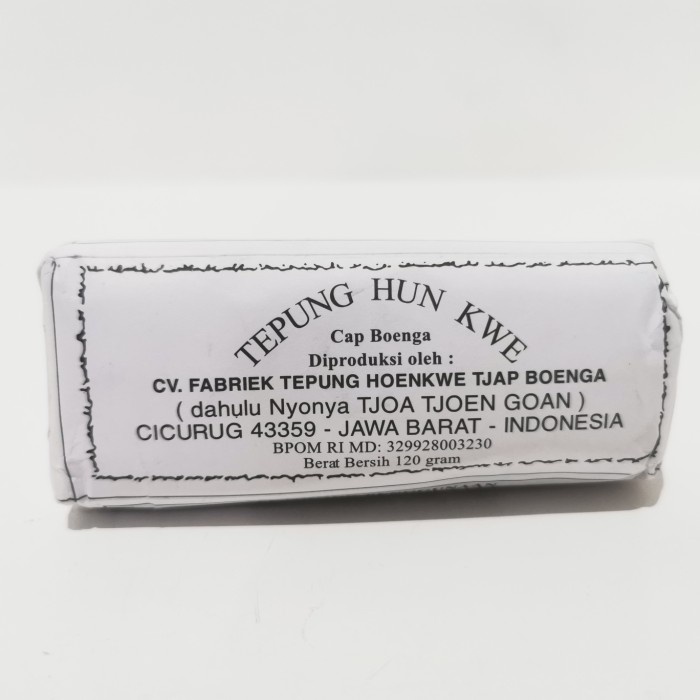 

BEST SELLER Tepung Hun Kwe cap Boenga 120 gr / Hunkue / Hunkwe