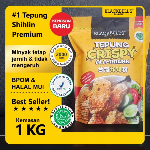 

BEST SELLER Tepung Crispy / Tepung Taiwan / Tepung Shihlin / Tepung Blacklabel