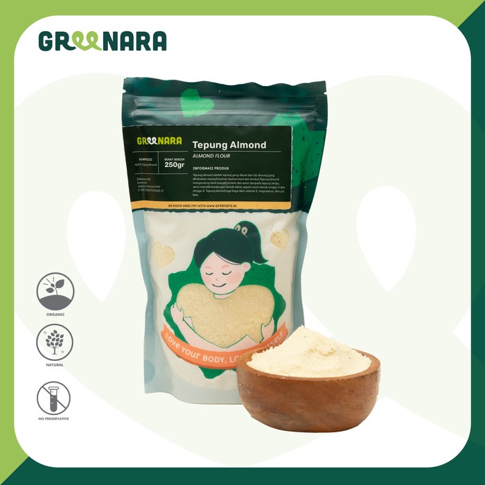 

BEST SELLER Almond Flour / Tepung Almond 250gr