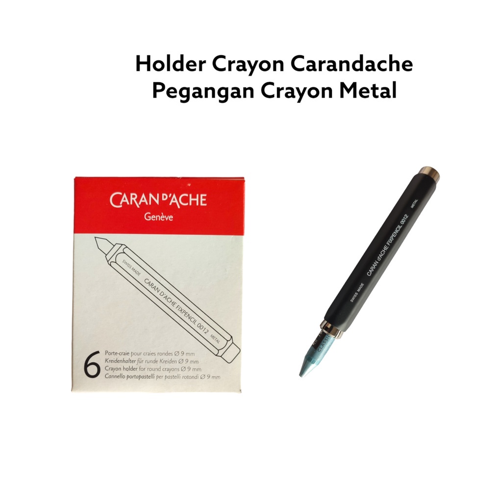 

Holder Crayon Carandache Bahan Metal Hexagonal Gagang Pegangan Krayon Oil Pastel Fixpencil 0012 - Satuan- SHESB