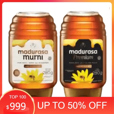 

Madurasa Premium Murni 280gr Botol Pet Mengandung Royal Jelly Bee Polen Promo