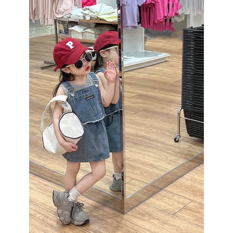 Kimberly Denim Set/ Setelan Denim Anak Perempuan/ Setelan Anak Perempu