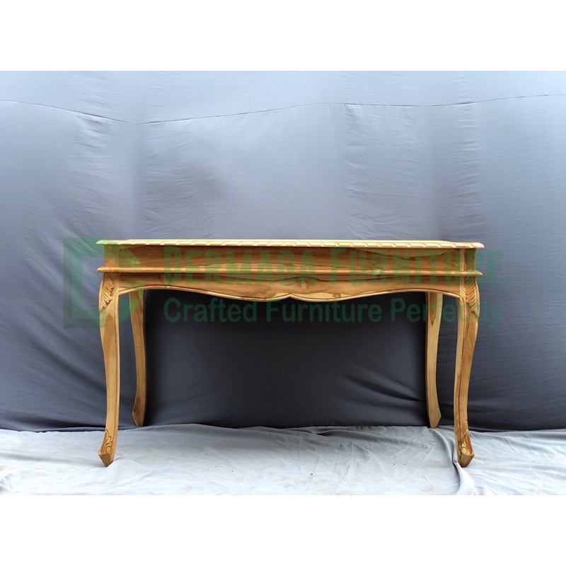 MEJA AKAD KAYU JATI MEWAH MEJA MAKAN TERMURAH KARYA MEBEL JATI FURNITURE JEPARA