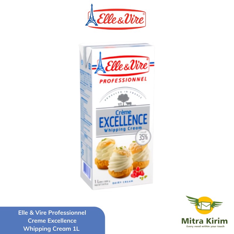 

Elle & Vire Whipping Cream 5 Pack@ 1 Liter (Total 5 Liter)