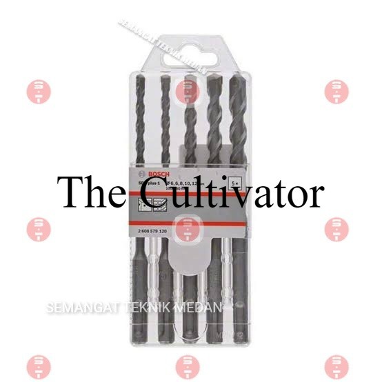 Terbaik MATA BOR BETON SDS PLUS 1 5pcs 6mm 8mm 10mm 12mm BOSCH SET 2608579120 BGK560