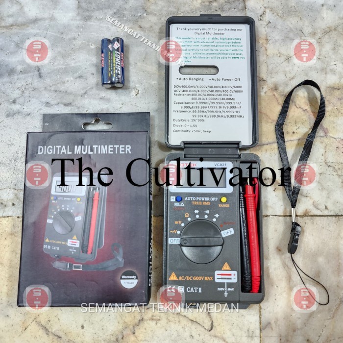 Terbaik VC921 DIGITAL MULTIMETER MULTITESTER AVOMETER LCD DISPLAY ZOTEK VC 921 NBS390