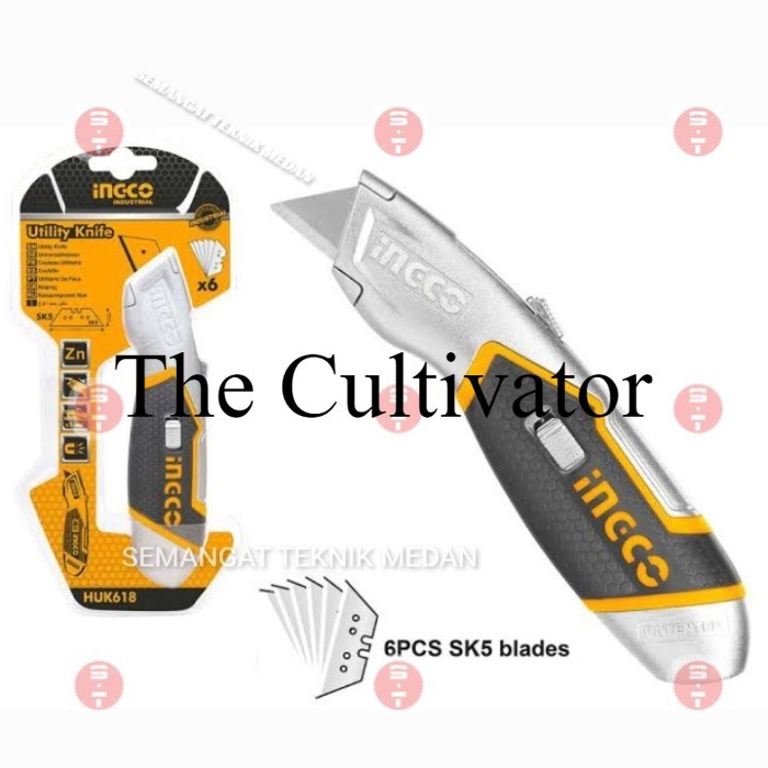

Terbaik PISAU CUTTER MINI SERBAGUNA UTILITY KNIFE SCRAPER 6 MATA INGCO HUK6118 NBS390