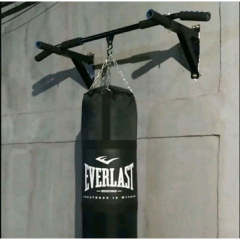 [366SH] PULL UP BAR + GANTUNGAN SAMSAK/ PULL UP BAR TEBAL GRIP 6