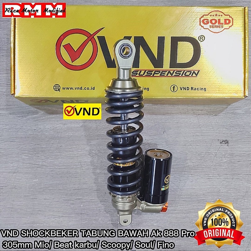 Shock Tabung bawah VND ak 888 pro mio,beat,scoopy,305mm