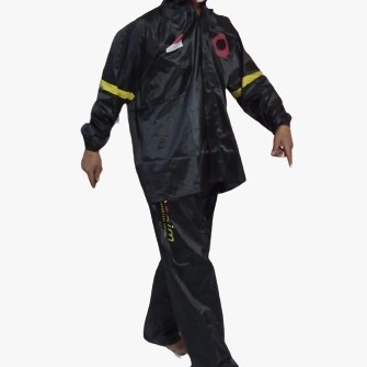 Jas hujan stelan celana Maxim hitam jas hujan driver ojol Maxim murah