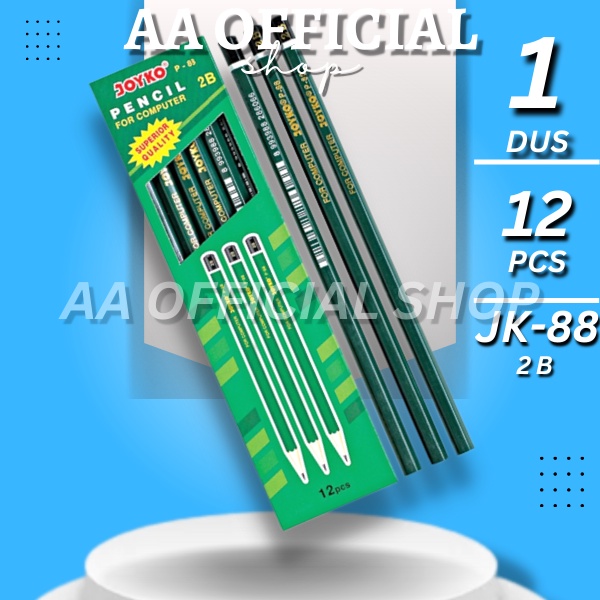 

1pak isi 12pc pensil Joyko 2B / pensil 2B/2B pencil