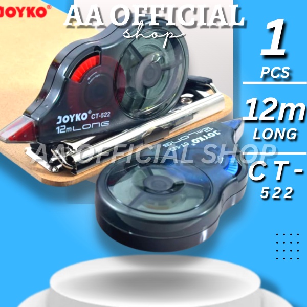 

tipex roll Joyko CT-522 12meter correction tape/tipe-x kertas TRONDOL