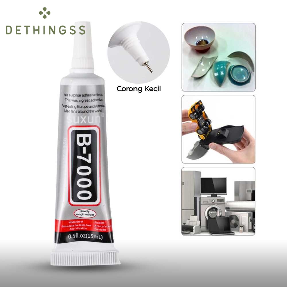 

SUXUN Lem Kuat Serbaguna Power Glue Strong Adhesive 15 ML - B-7000
