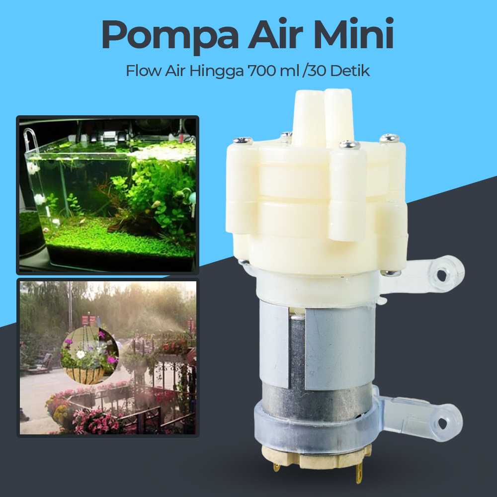 COD Alat Mesin Pompa Filter Air Aquarium Mini 12V Tanpa Kuras Full Set