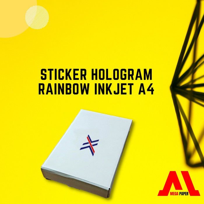 

XLINE Sticker Inkjet A4 Rainbow Hologram | Sticker Hologram Inkjet Dye Ink