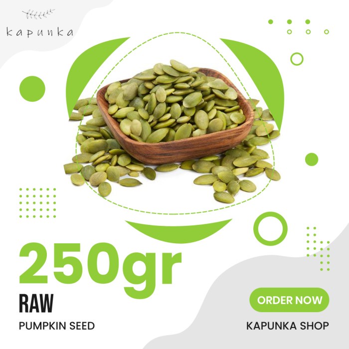 

NEW Pumpkin seed panggang/Biji Labu panggang 250 gr/Biji labu/pepita