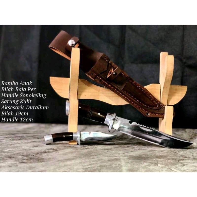 PISAU SURVIVAL RAMBO ANAK JS