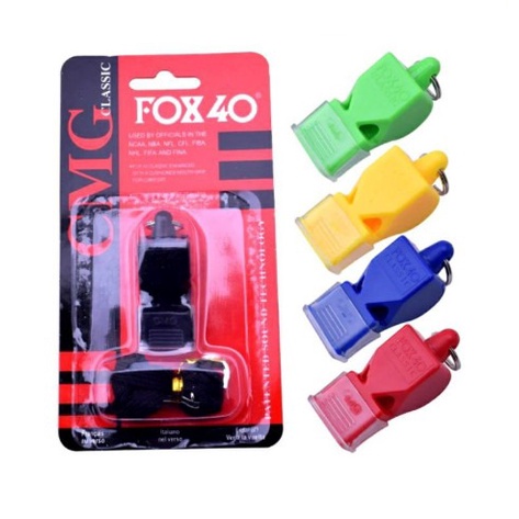 

Random Colour - Pluit Wasit Olahraga PeluitClassic dengan Lanyard - Sempritan Parkir Referee Outdor Pramuka + Tali - CMG FOX40 - Whistle Sport Survival Keychain - Peluit Sepakbola Futsal Basket - Priwitan Pelatih Olahraga Polisi Nyaring Keras Bising