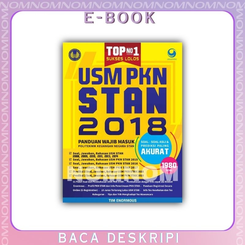 

USM PKN STAN 2018