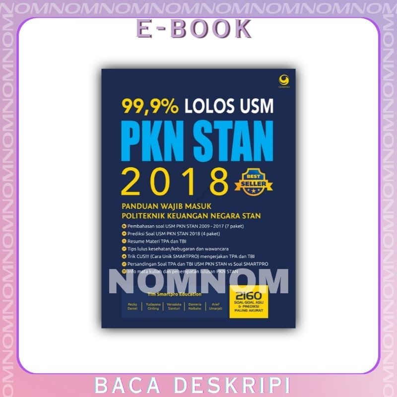 

99,9% LOLOS USM PKN STAN 2018