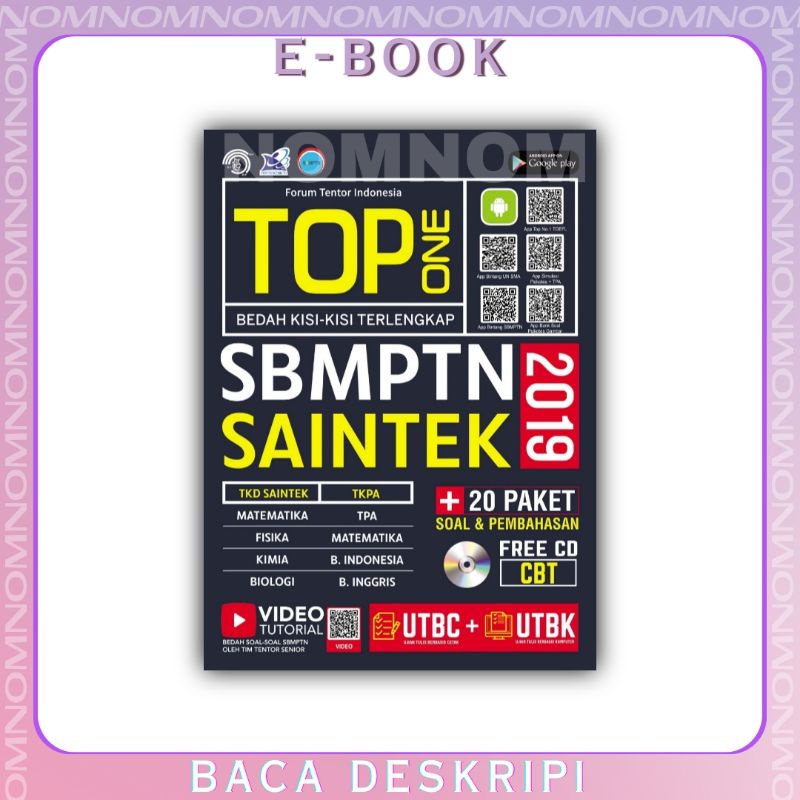 

TOP ONE SBMPTN SAINTEK 2019