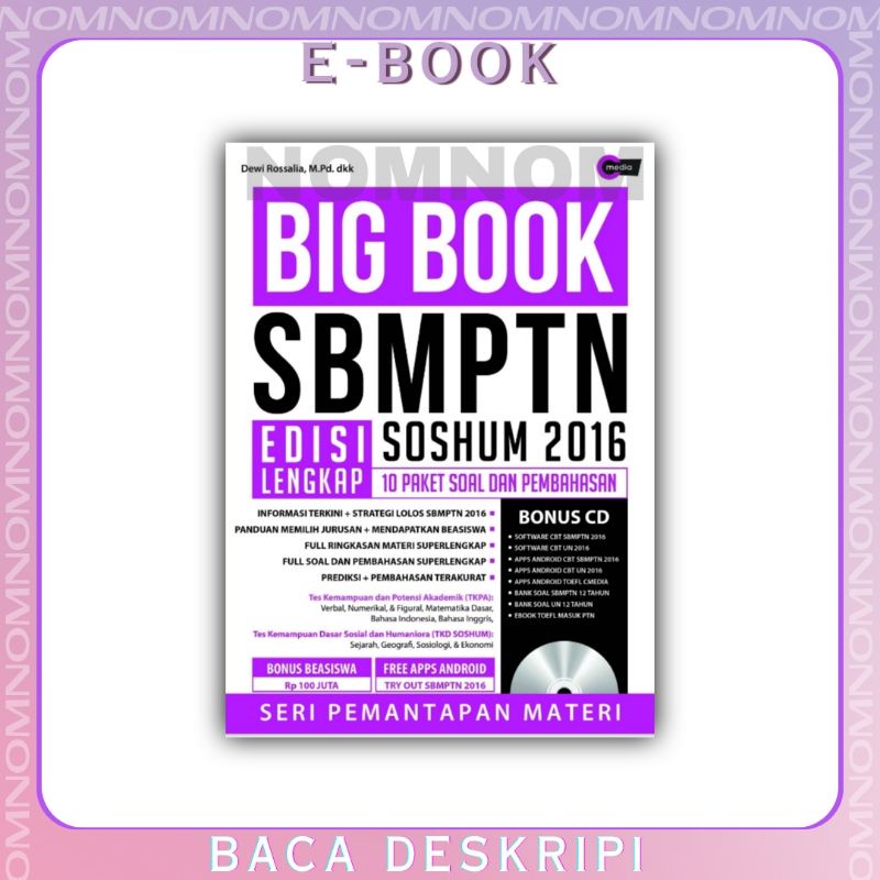 

BIG BOOK SBMPTN EDISI LENGKAP SOSHUM 2016